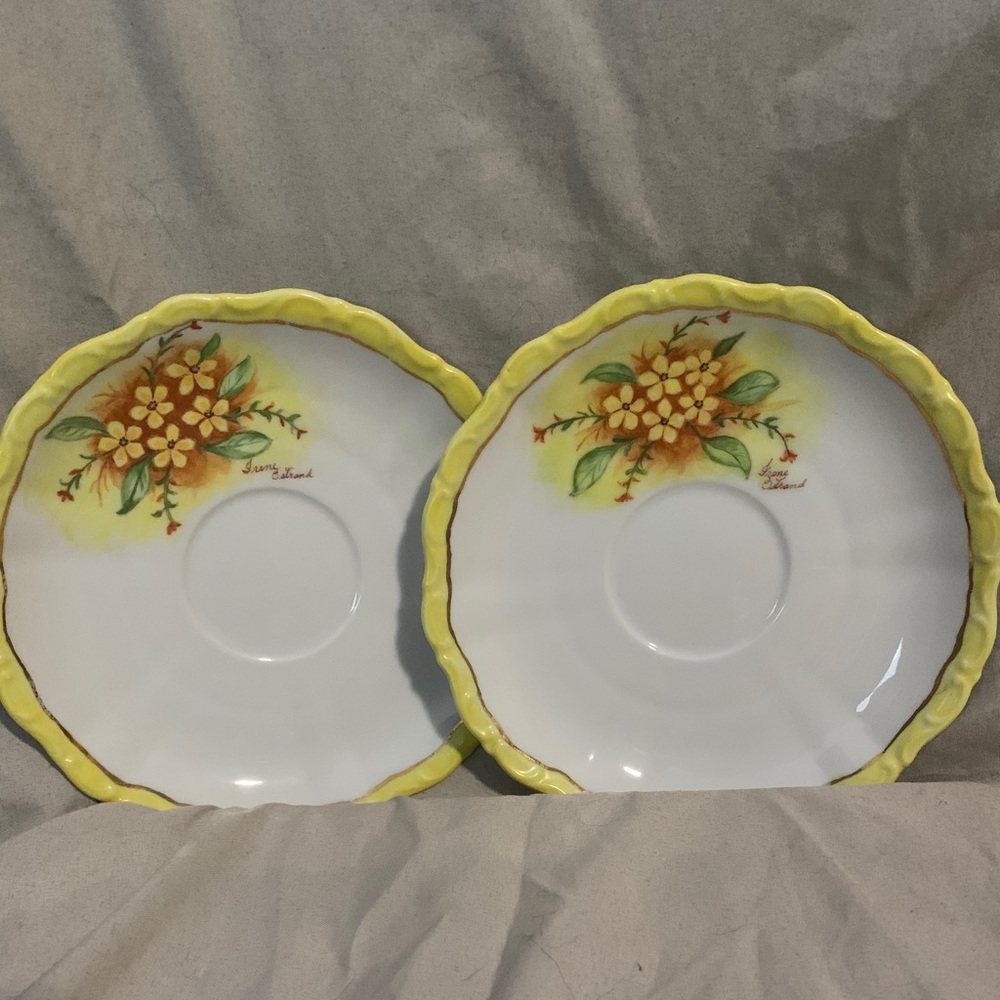 Vintage porcelain China snack plates Seltmann Weidan Bavaria W Germany